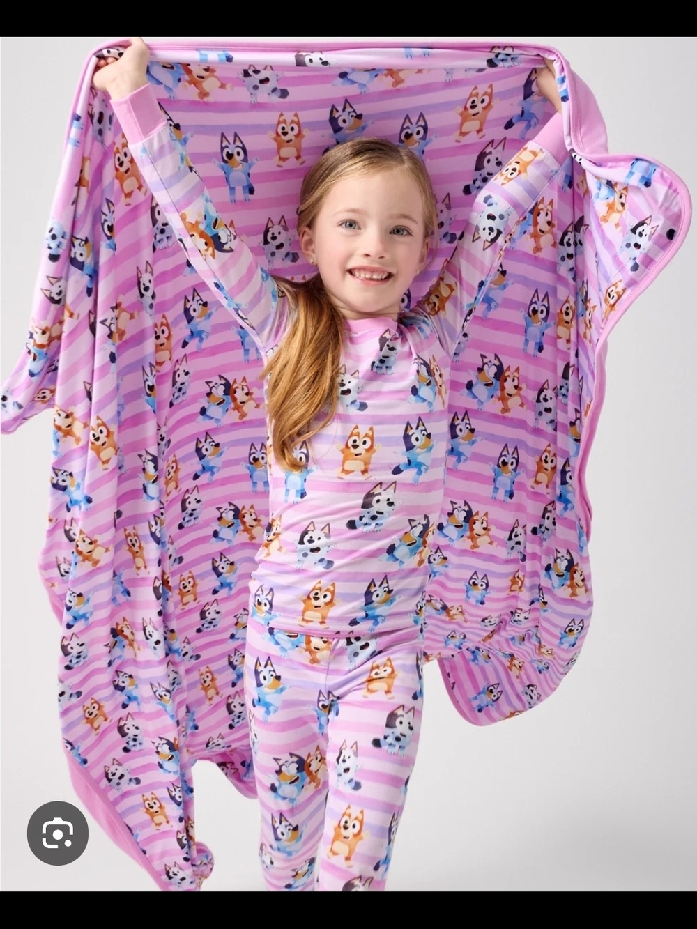 Little Sleepies USA Only Release Bamboo Bluey Blanket
